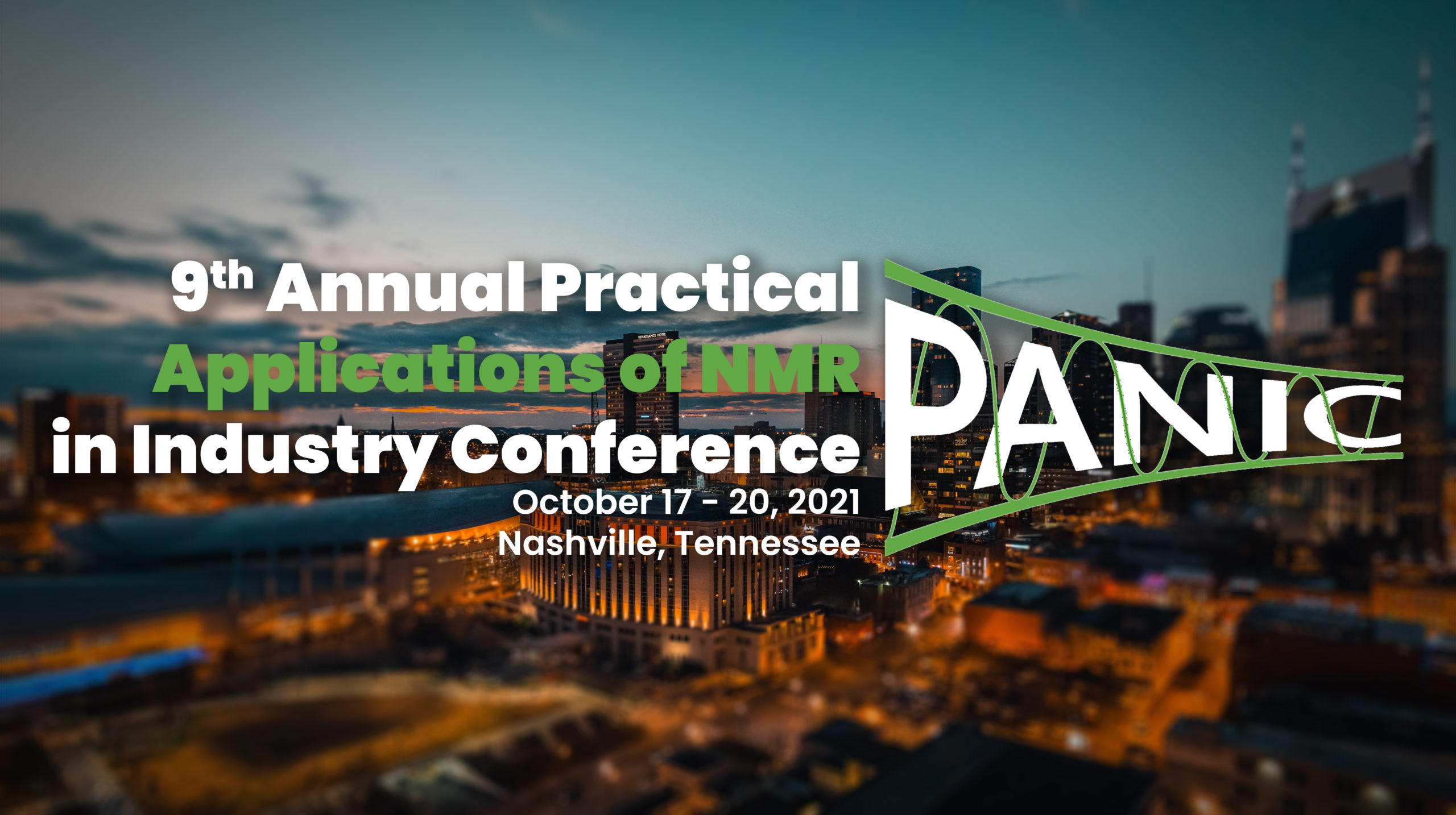 Conference Schedule Nashville 2023 PANIC NMR Conference